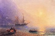 Ivan Aivazovsky Loading Provisions off the Crimean Coast USA oil painting artist